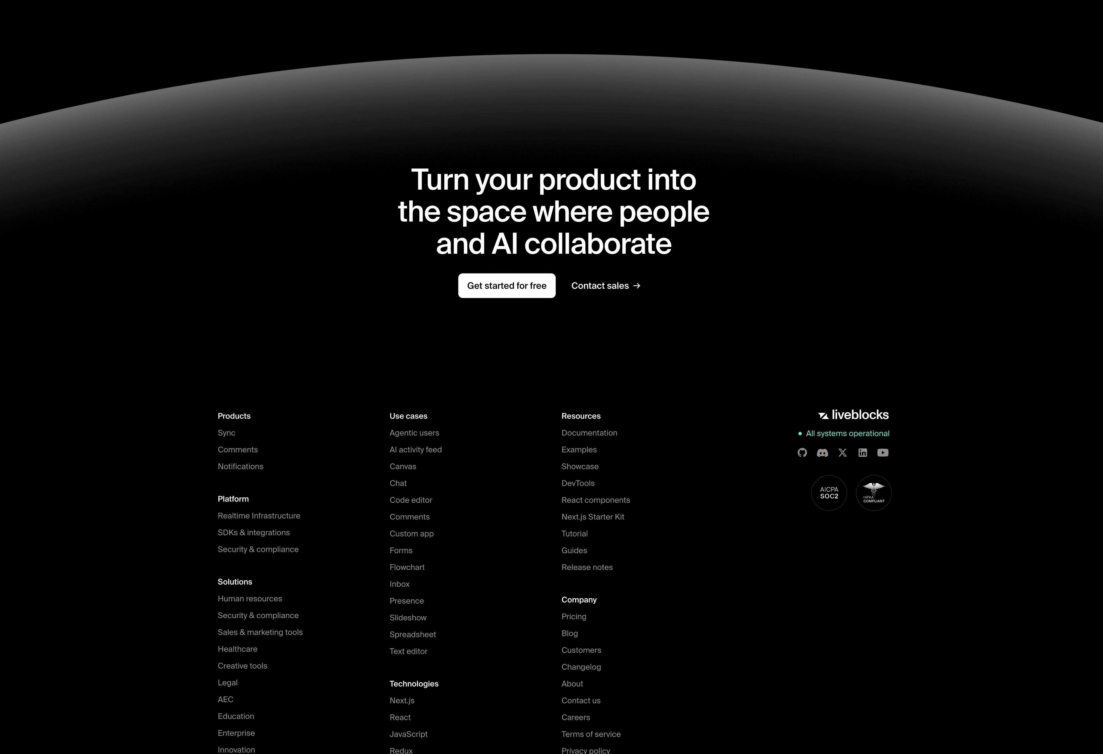 Reference 1 for Horizon Glow CTA Footer