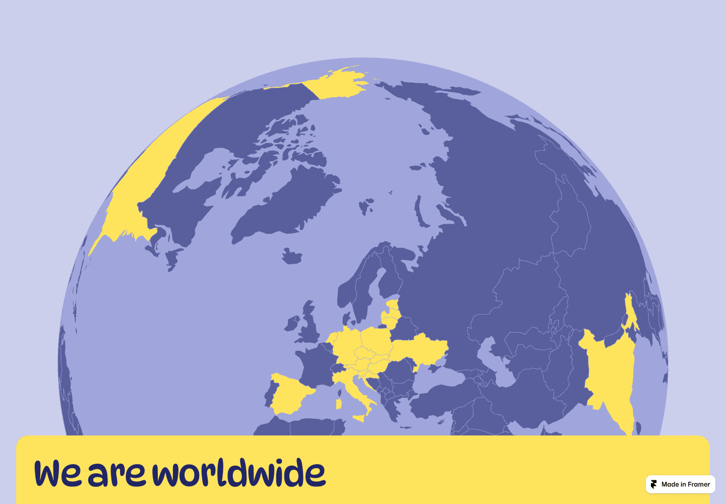 Reference 1 for Worldwide Interactive Country Globe